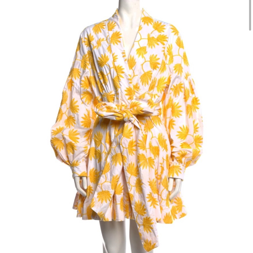 Acler Floral Print Mini Dress